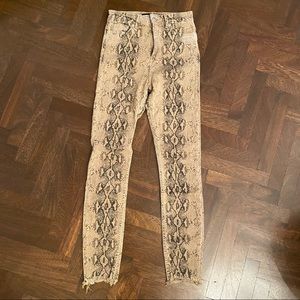 Zara Snake Print Pants